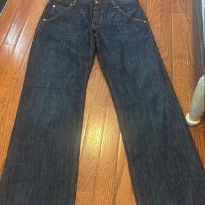 Prada Blue Straight Jeans Classic Style